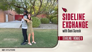 Sideline Exchange with Starling Thomas V | AZ Cardinals