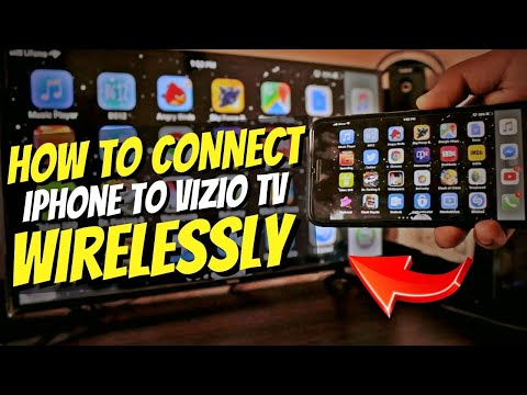 how to connect vizio tv to iphone hotspot