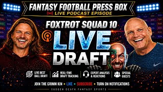 FANTASY FOOTBALL PRESS BOX - Live Draft Special!