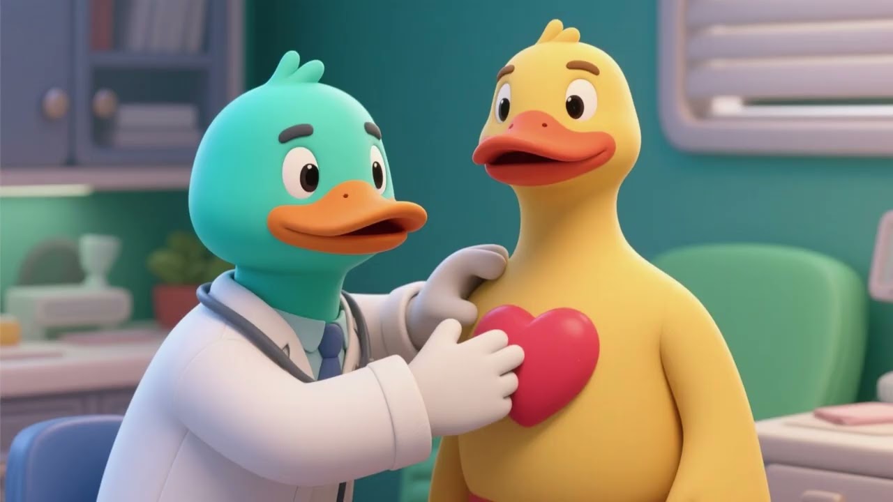 Doctor Duck Checks Your Heart | Fun Kids Songs & Nursery Rhymes