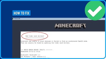 How to Fix Minecraft Bad Video Card Drivers Error (2025)