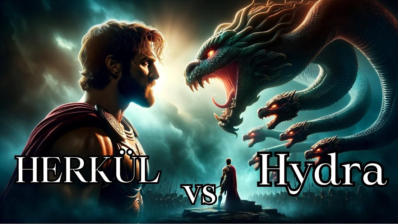 Lernaean Hydra vs Hercules- Greek Mythology