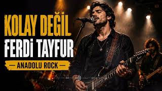 Ferdi Tayfur - Kolay Değil (Yeni AI Anadolu Rock Cover) | Erkek Vokal