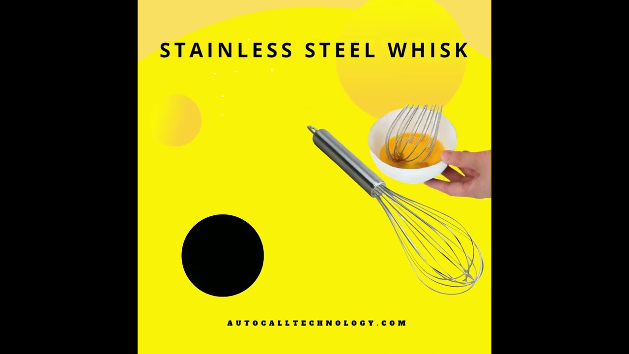 stainless steel whisk
