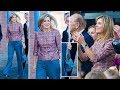 Queen Maxima of Netherlands Opts for a Business Chic by NATAN &amp; CHANNEL for visited Vlissingen city