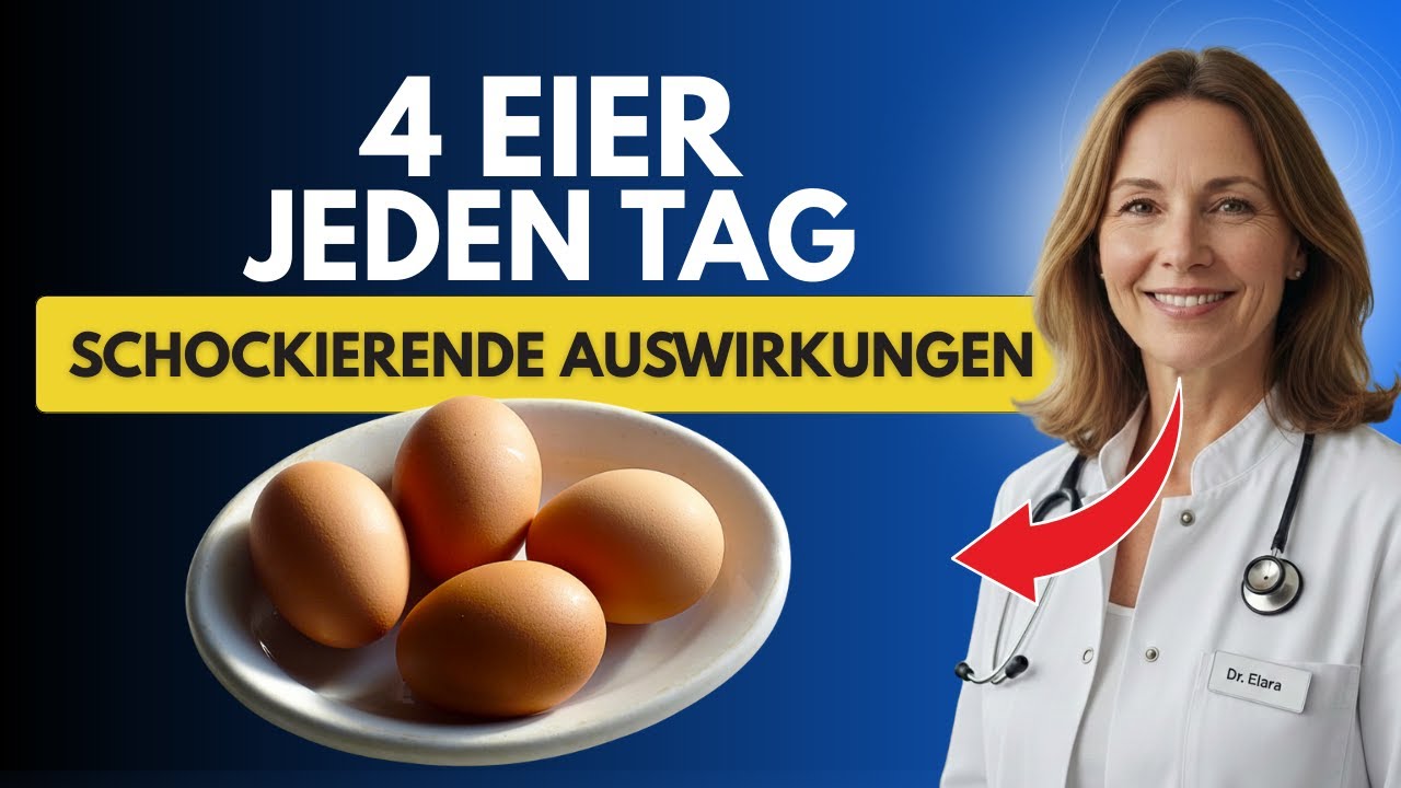 Was passiert mit Ihrem Körper, wenn Sie täglich 4 Eier essen? (Ein Arzt klärt auf!) | Dr Elara