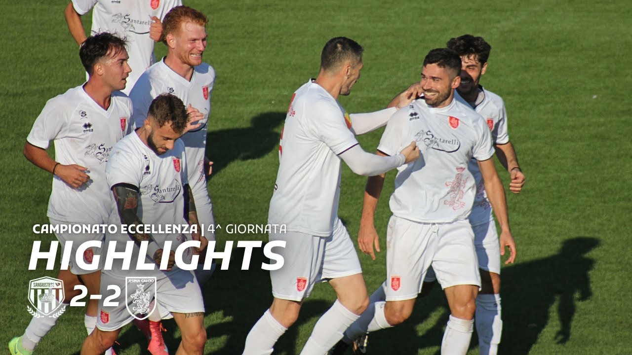 Sangiustese VP - Jesina 2-2 | Highlights | 4^ giornata Eccellenza Marche 