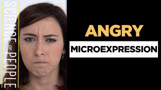 Angry Microexpression - How To Read Facial Expressions