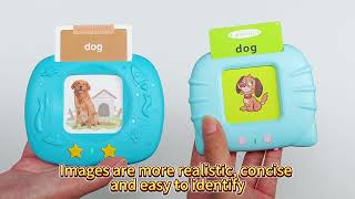 HOMSTEC New flash cards machine VS other old flash cards machine  #kidslearning  #talkingflashcards