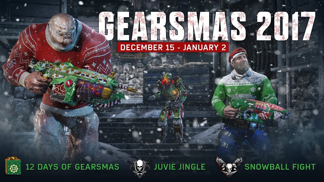 Gears of War 4 - Gearmas 2017 Event Update | Event News, Unlocks, Items & More | Merry Gearsmas!