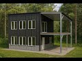Build Your Dream: Customizable 20x25 Two-Story Steel Cabin Kit!