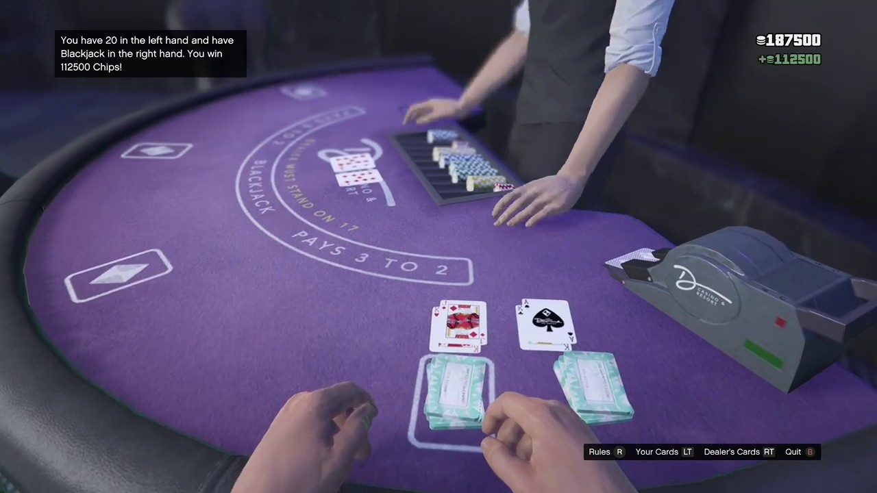 When You Split Kings Grand Theft Auto Online Casino Blackjack Win