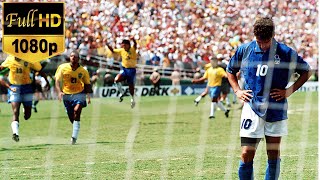 Italy - Brazil WORLD CUP 1994 FINAL | Full Highlights | HD 60 fps