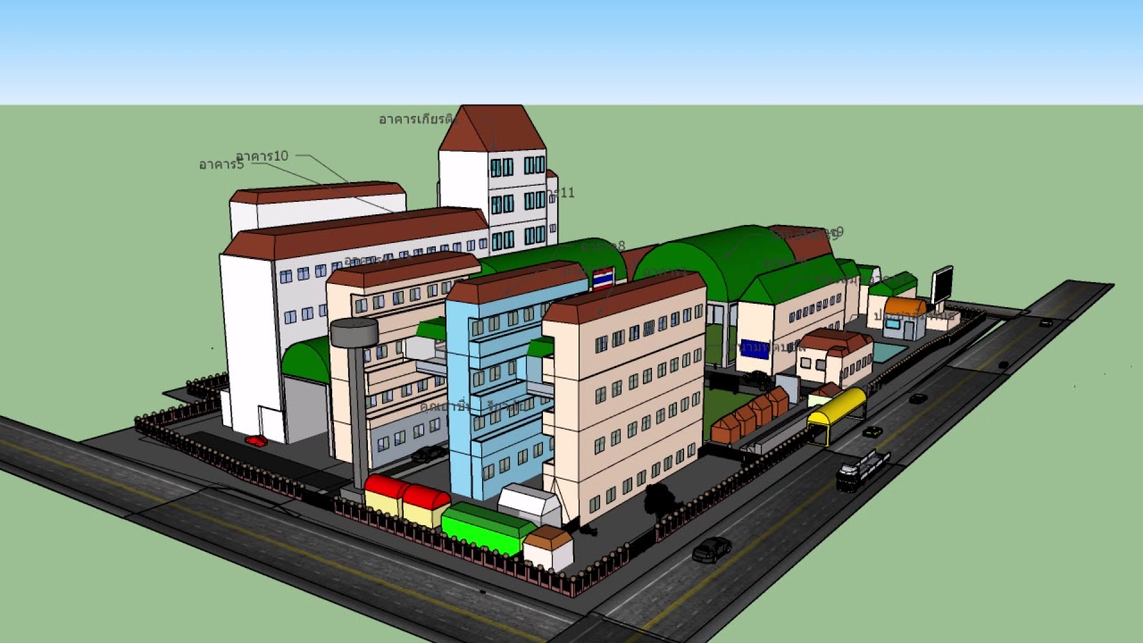 [SketchUp] SP MAP (แผนที่ศรียาภัย) - YouTube