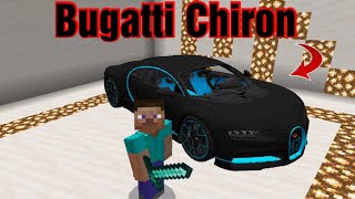 Bugatti Chiron Minecraft Pe 🤯🤯