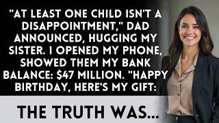 Dad Called Me A Failure At His Birthday—So I Showed Them My Real Net Worth