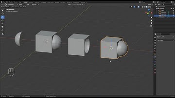 7. Blender 2.91 - Boolean Modelling Basic Principles
