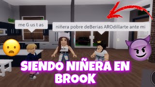 ✨👶SIENDO NIÑERA EN BROOKHAVEN😦✨||Roblox