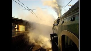 Australian steam locomotive 3801 cab ride - Sydney to Hornsby - July 1998