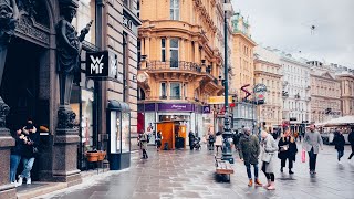 Vienna Walking Tour In January 2022, City Center, Austria | 4K Hdr 60 Fps | Asmr | City Ambience