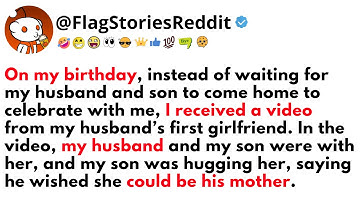 On my BIRTHDAY, instead of waiting for my HUSBAND and son to come home to celebrate with me...