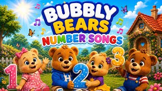 Bubbly Bears 1–10 Counting Song | Learn Numbers for Kids | Preschool Counting Song