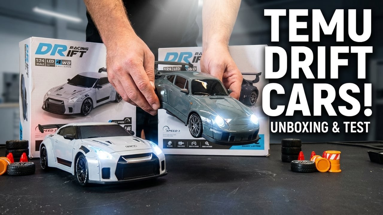 Unboxing 2 of the cheapest drift cars on Temu