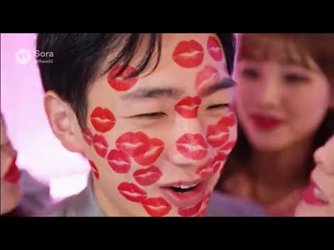 (ドッキリ)怪しいピンクの扉の先には(顔中キス)④