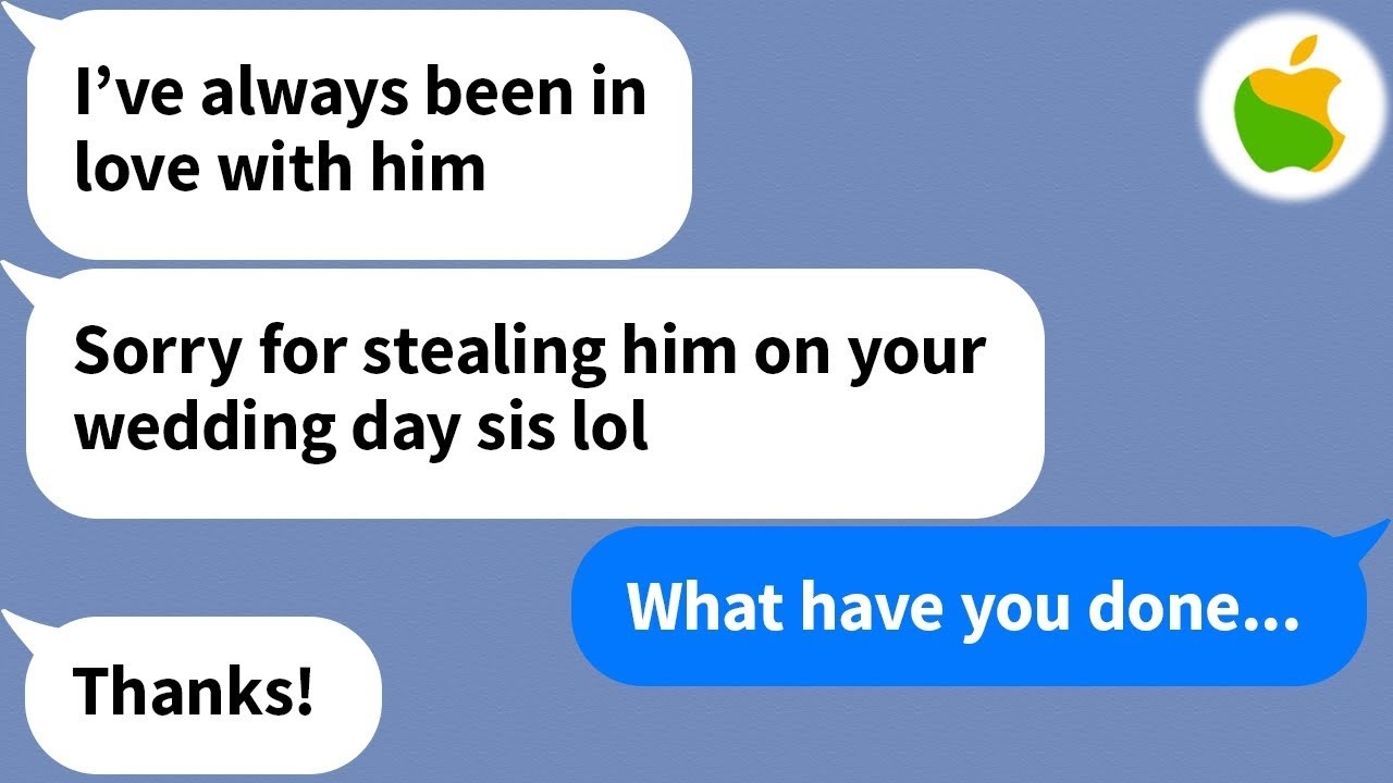 【Apple】 My fiancé left me at the altar to run away with my sister...