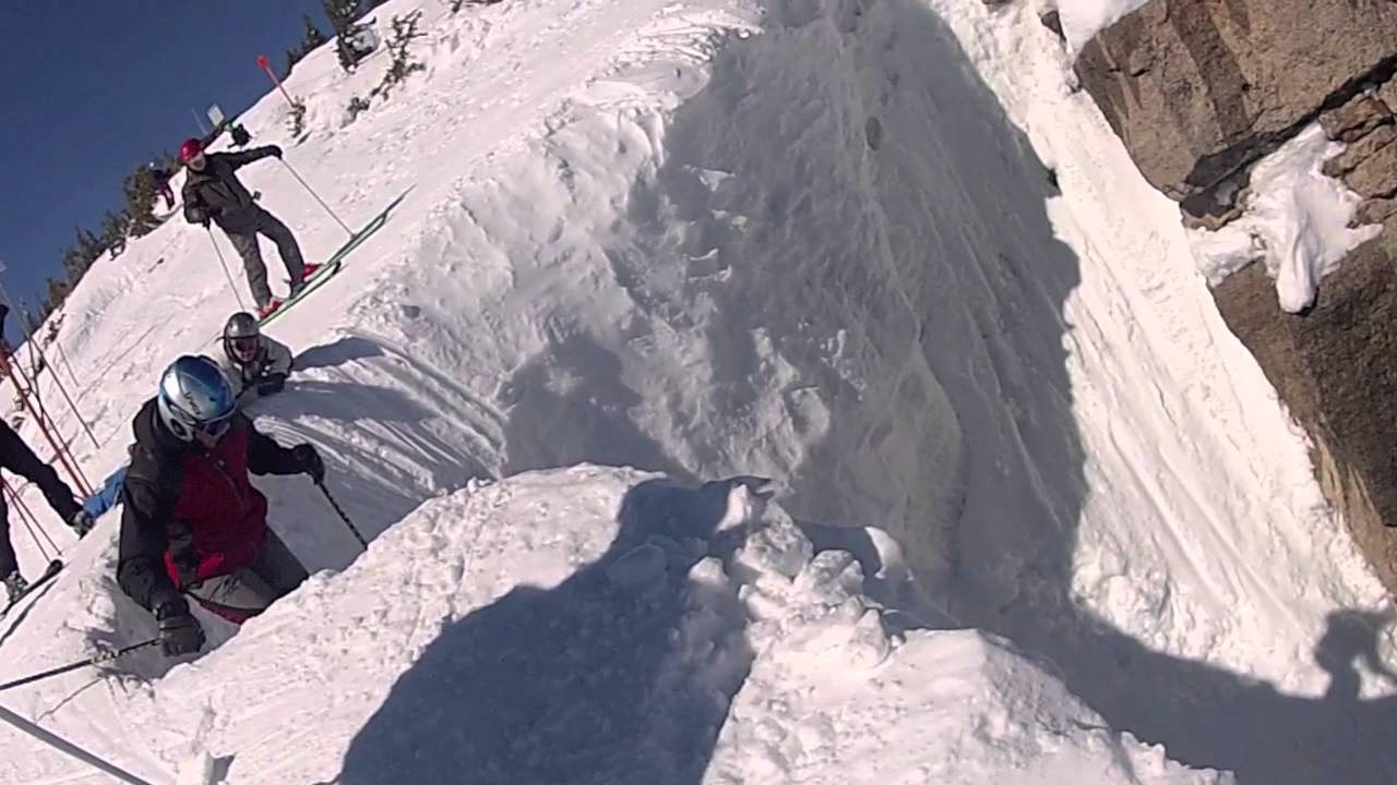 Corbet's Couloir - Dangerous Entrance - YouTube