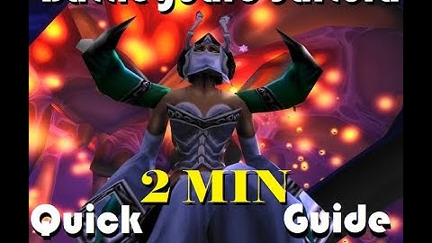 Battleguard Sartura Quick Guide - STFU & Listen