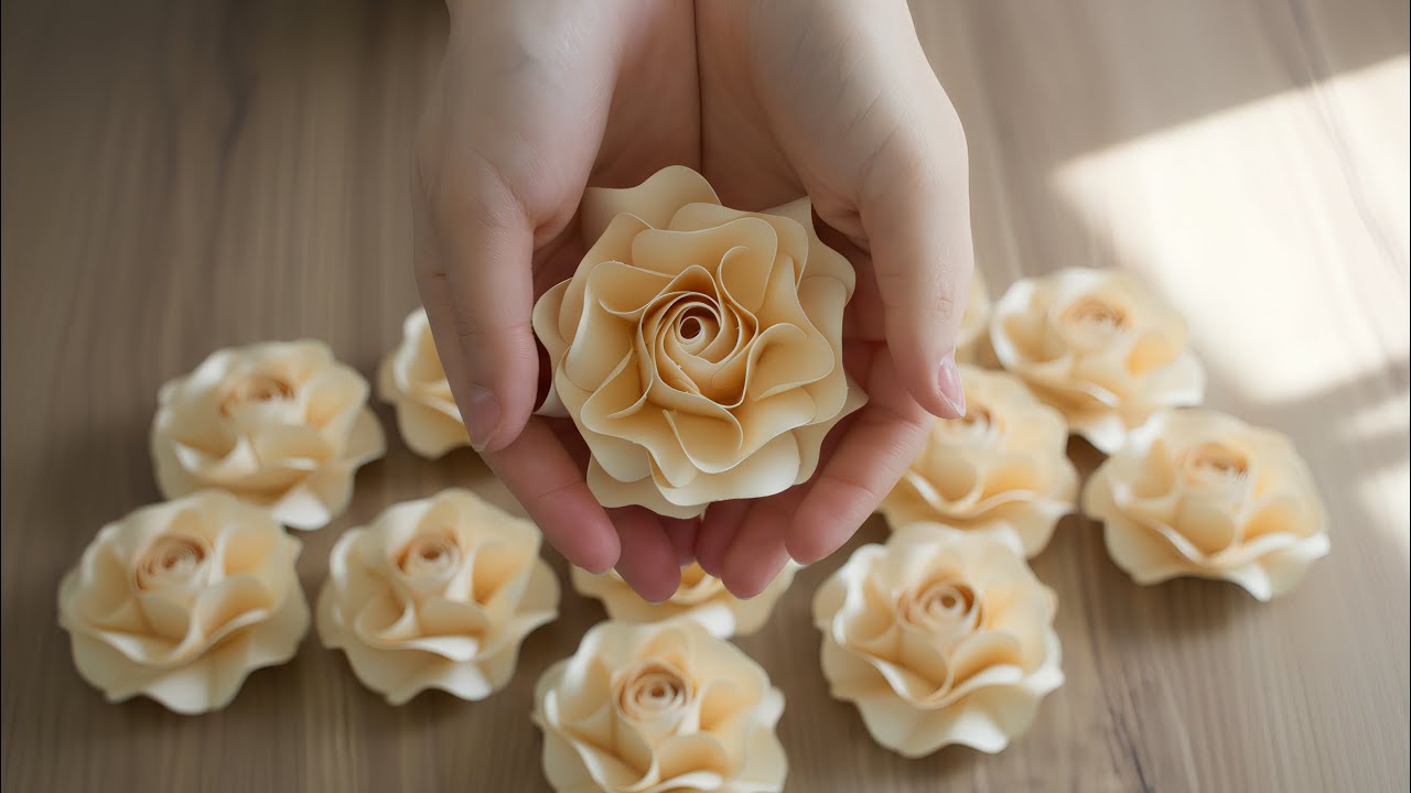 How to Make a Paper Quilling Rose | Easy Step by Step Flower Tutorial ...