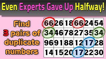 Find the same numbers 993-1000