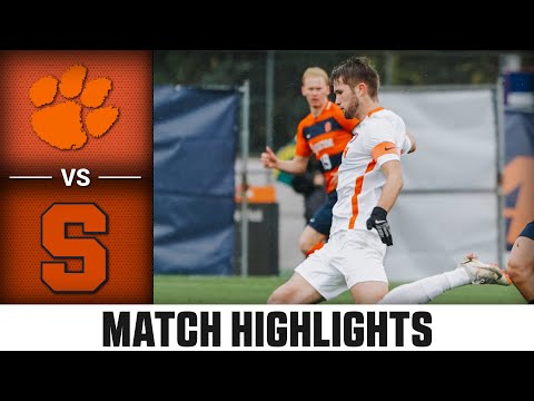 Clemson vs Syracuse ACC Men39s Soccer Highlights 2023