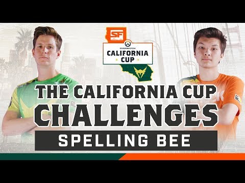 LA VALIANT CHALLENGES SF SHOCK TO A...SPELLING BEE? | California Cup Challenges