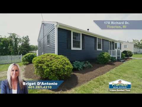 178 RICHARD DR, Tiverton, RI home video tour