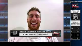 Pierre-Luc Dubois joins NHL Tonight to talk deal with Kings