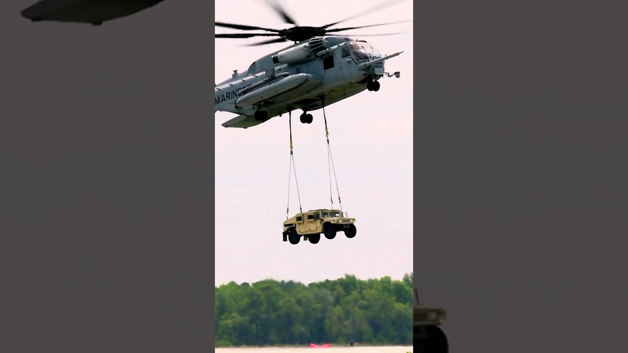 CH-53 Humvee Sling Drop Off