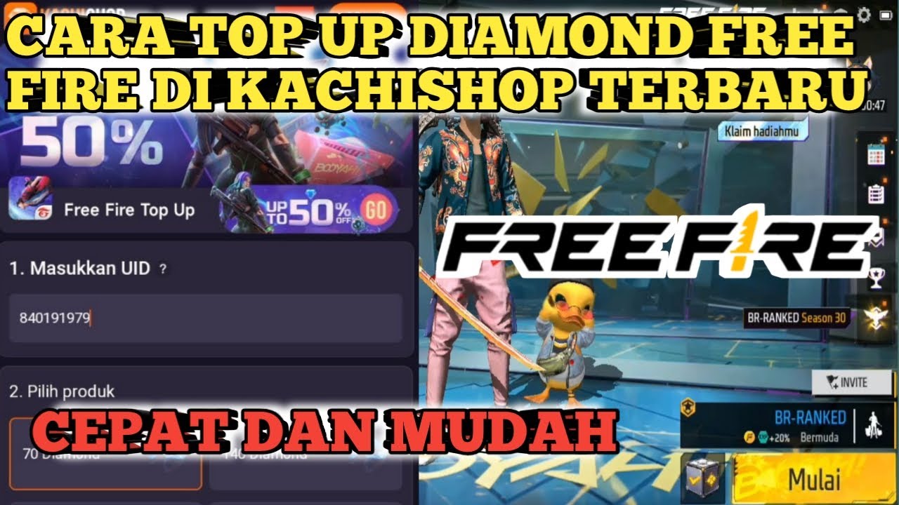 Cara Top Up Diamond Free Fire Di Kachishop Terbaru 2022 - YouTube