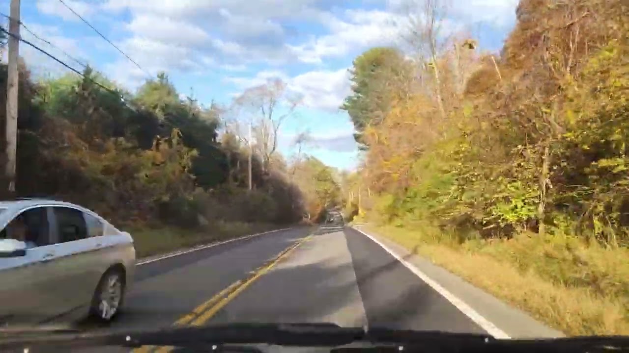 Late October drive down Rt 44 Millbrook NY