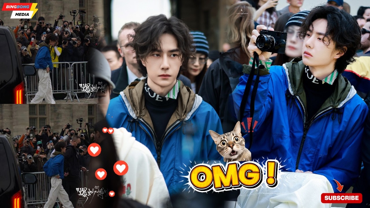 Иностранные фотографы сорвали голоса, выкрикивая имя Ван Ибо на Неделе моды в Париже