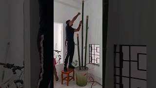 My DIY Bamboo Lamp in Bangladesh ?? diy Bamboo shorts