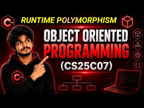 Runtime Polymorphism| OOP- CS25C07| Polymorphism| CS25C07| OOP #cs25c07 #polymorphism