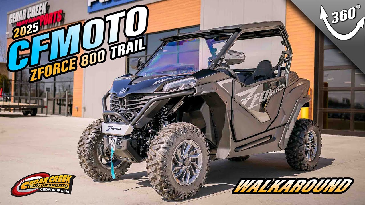 Walkarounds | 2025 CFMOTO ZFORCE 800 Trail - YouTube