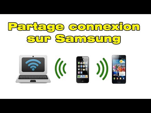 Comment partager connexion Samsung