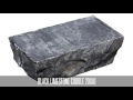 Black Limestone Cobble 20x10 (HBlackLimeHCNCOB2010)