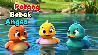 Potong Bebek Angsa 🪿 Bebek Berenang Lucu ~ Bebek Warna Warni ~ Lagu Anak Indonesia Populer