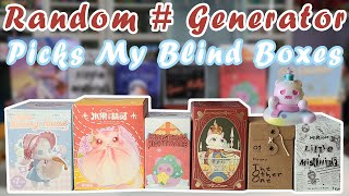 Random Number Generator Picks My Blind Boxes (Finding Unicorn, Hirono, Popmart, MJ Studio  + more)
