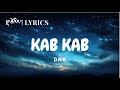 Dnr kab kab lyrics