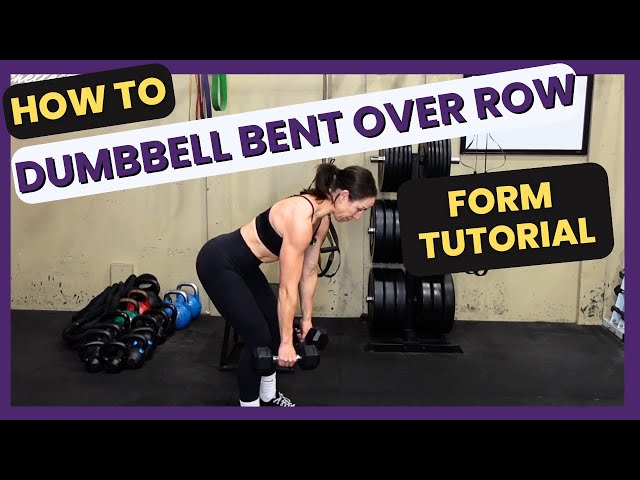Front Row Form Dumbbell Row Form Women